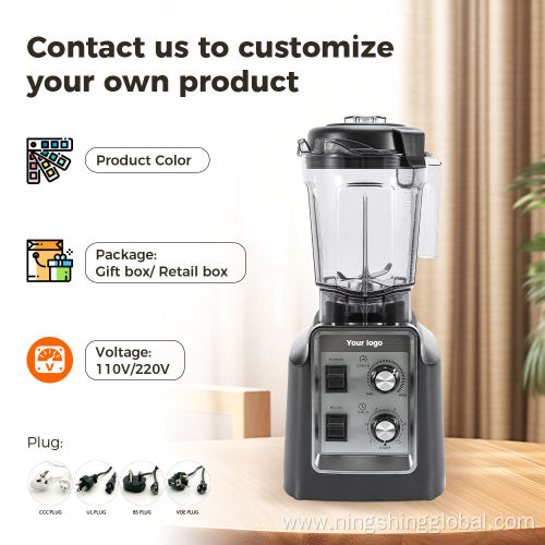 Smoothie Maker with Timing Function and 5+ Speeds